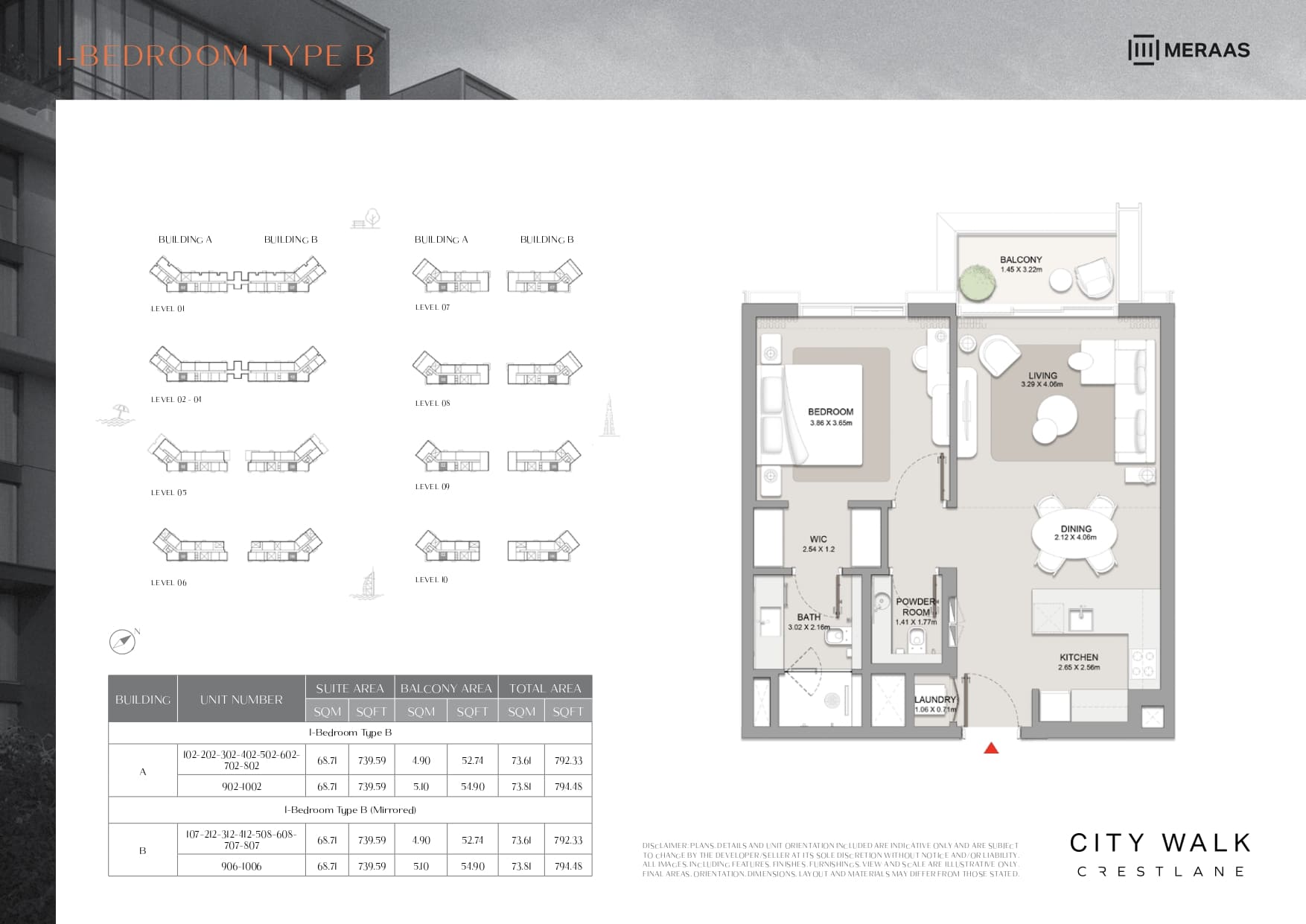 90 Degree South - 1BR-Type B
