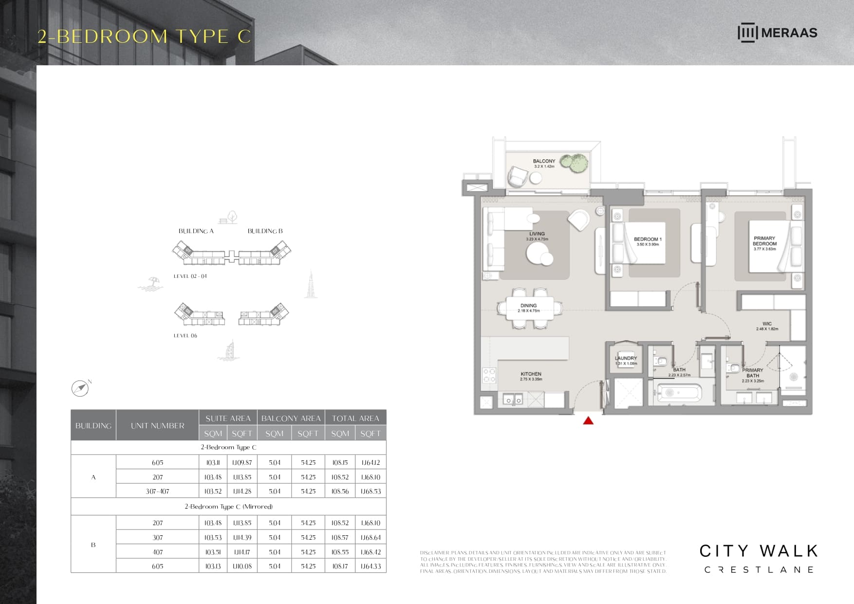 90 Degree South - 2BR-Type C