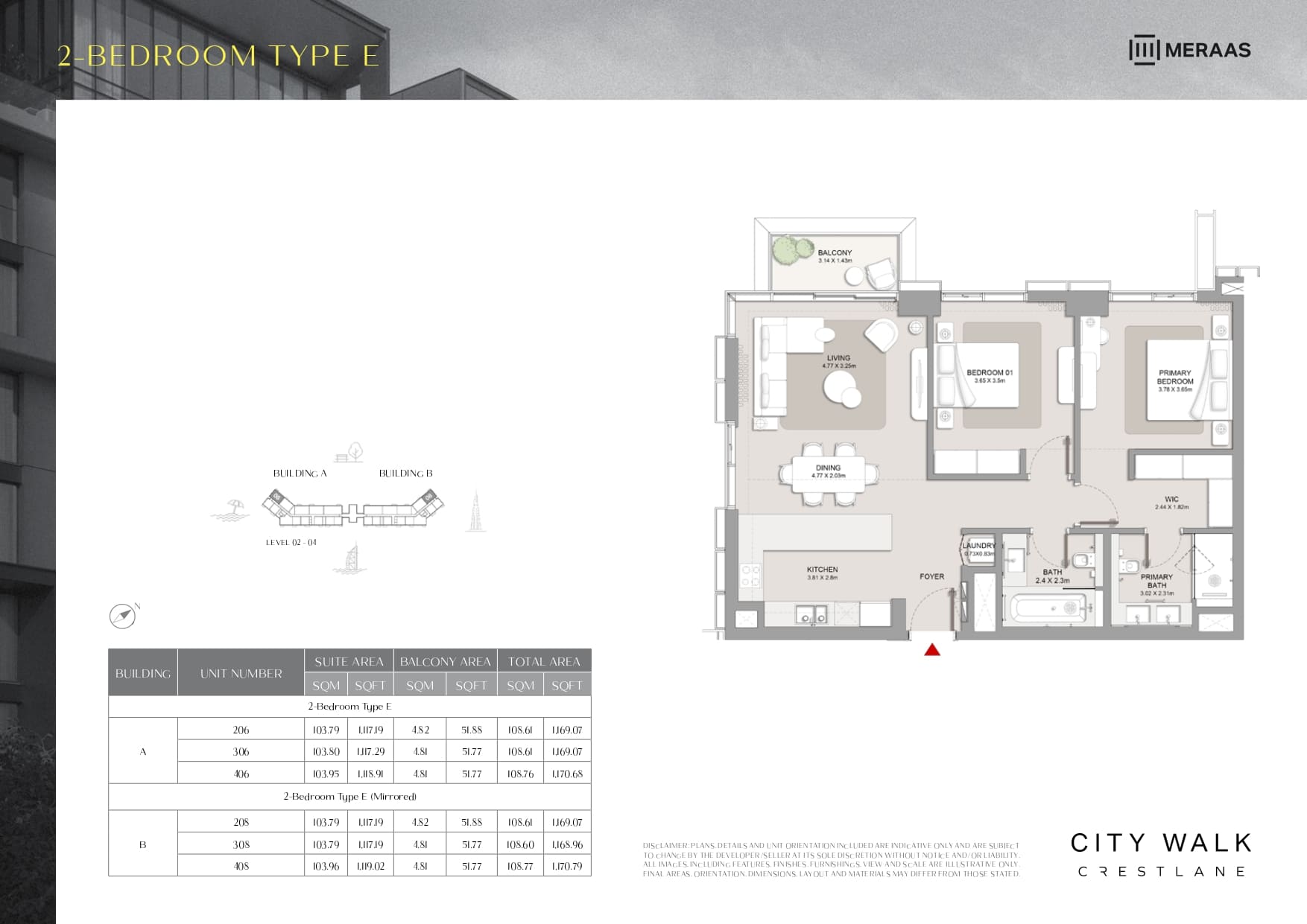90 Degree South - 2BR-Type E