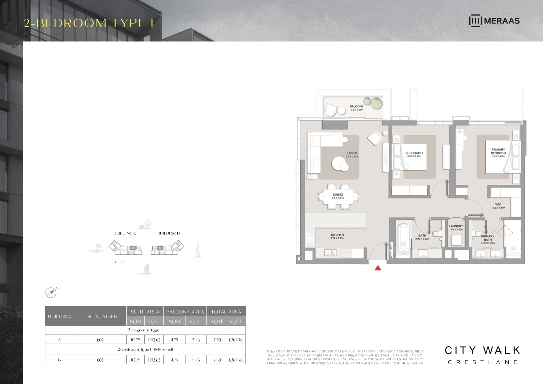90 Degree South - 2BR-Type F