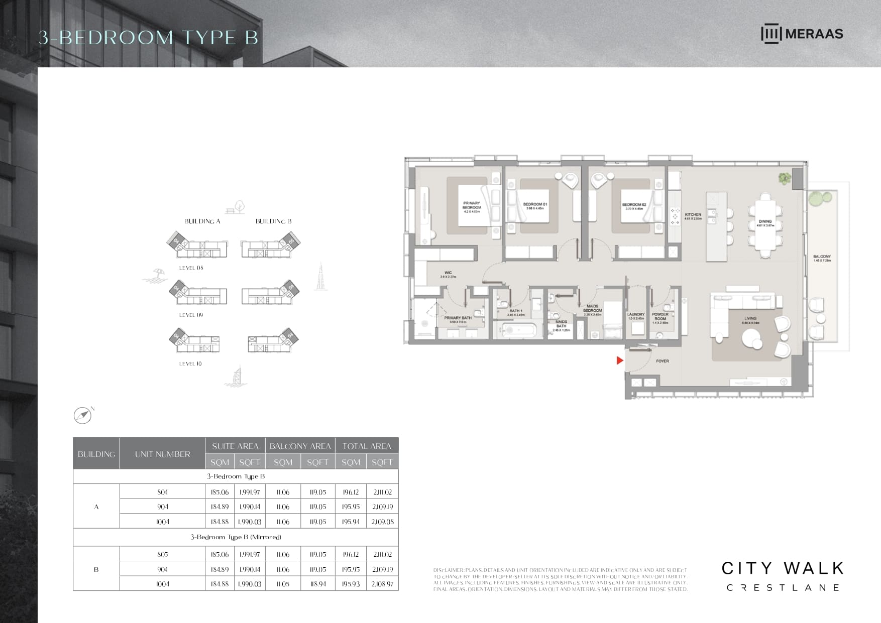 90 Degree South - 3BR-Type B
