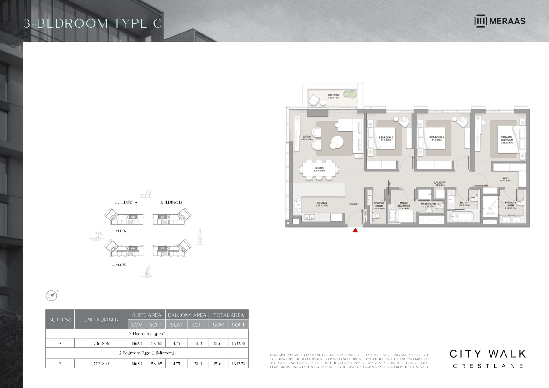90 Degree South - 3BR-Type C