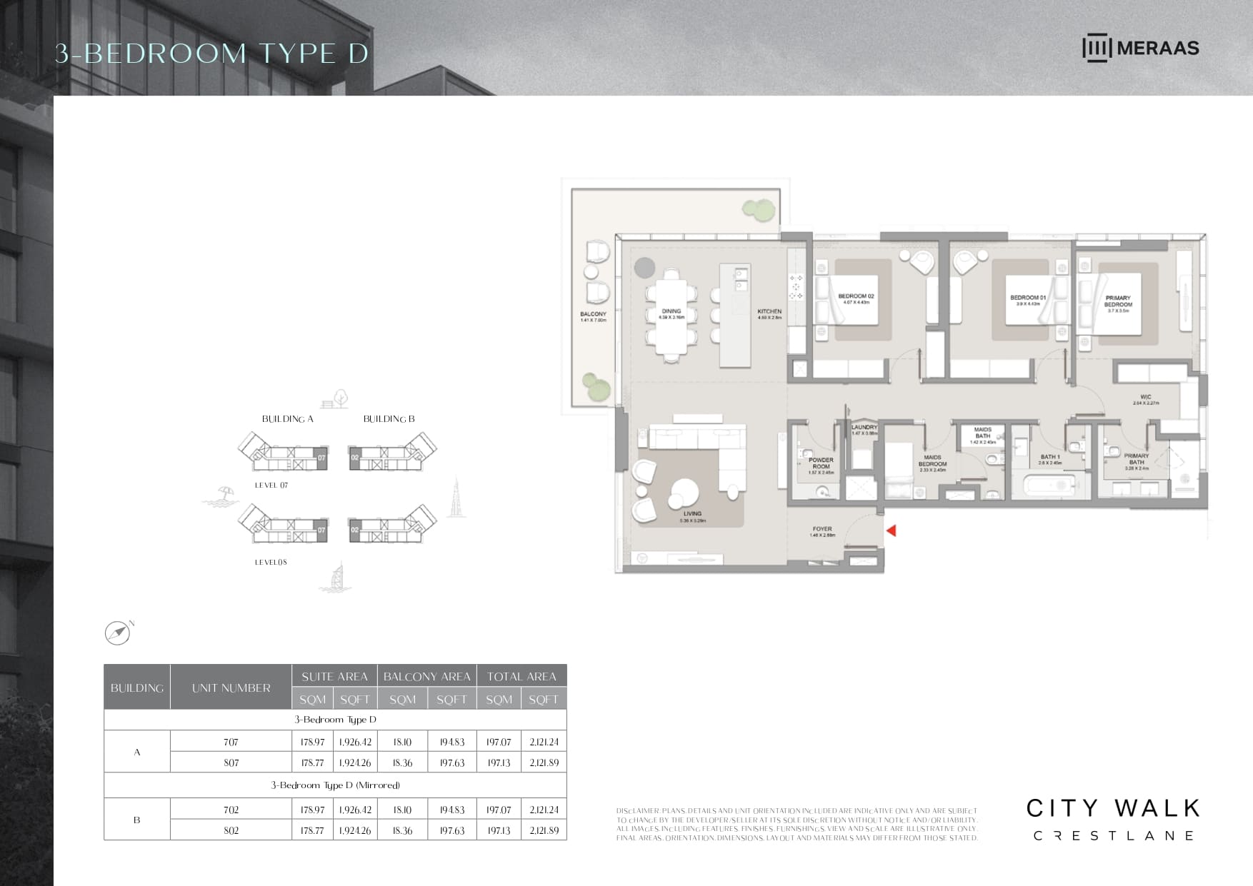 90 Degree South - 3BR-Type D