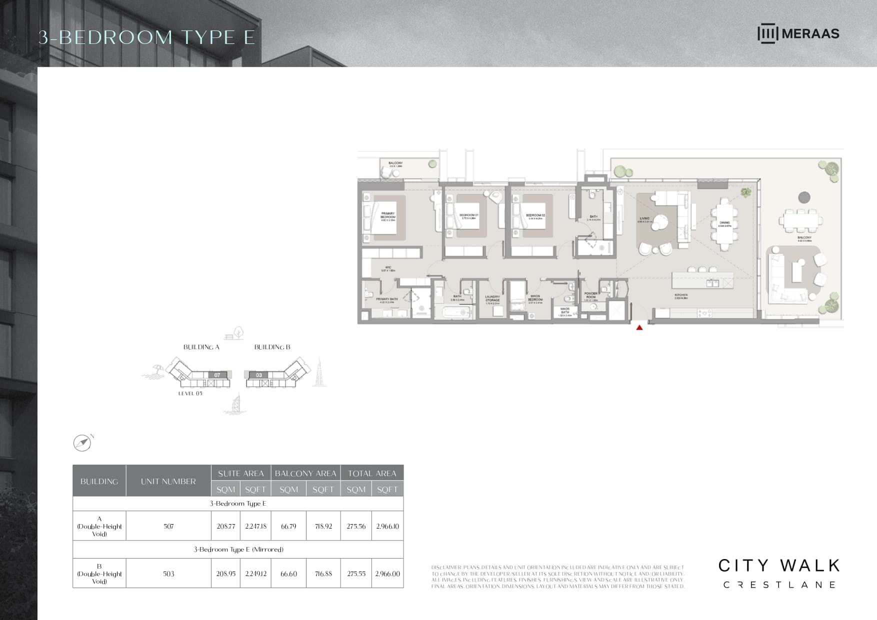 90 Degree South - 3BR-Type E