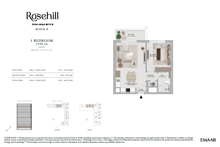90 Degree South - 1BR_Type 3A