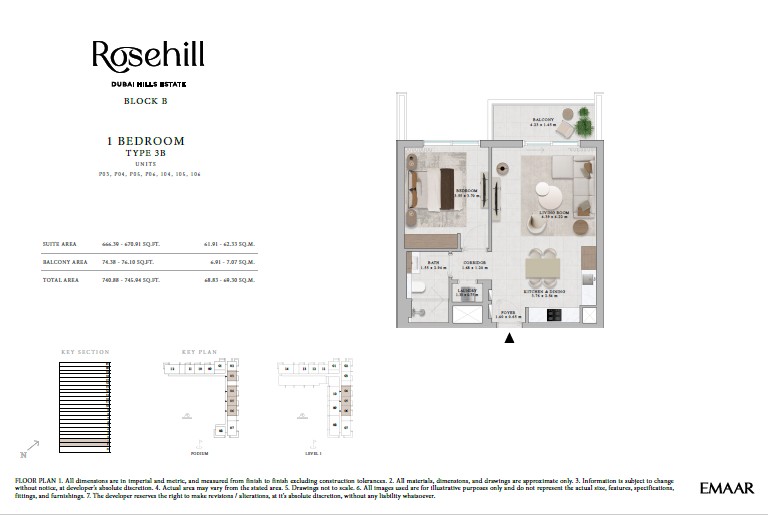 90 Degree South - 1BR_Type 3B