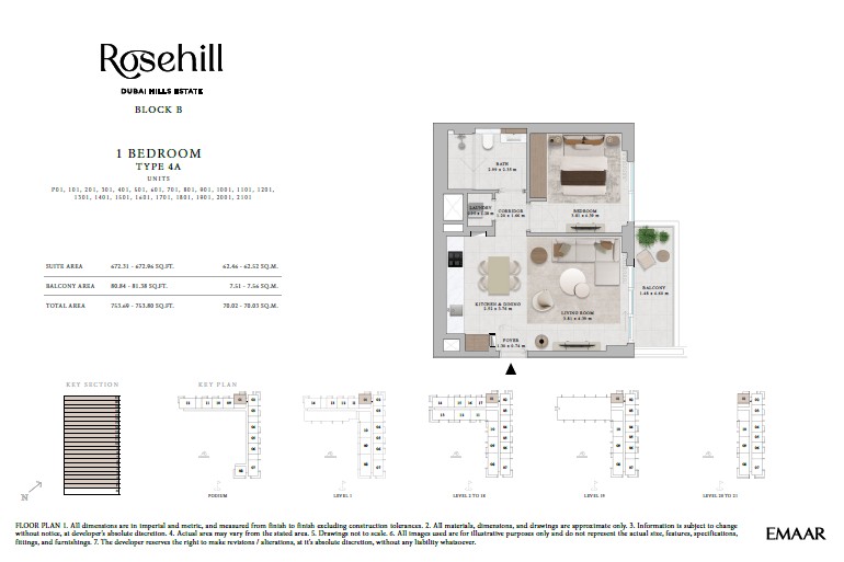 90 Degree South - 1BR_Type 4A