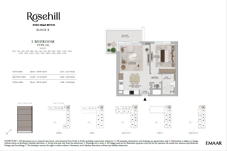 90 Degree South - 1BR_Type 5A