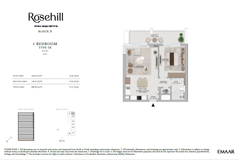 90 Degree South - 1BR_Type 5B