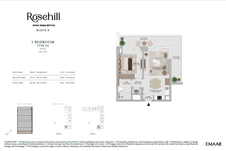 90 Degree South - 1BR_Type 6A