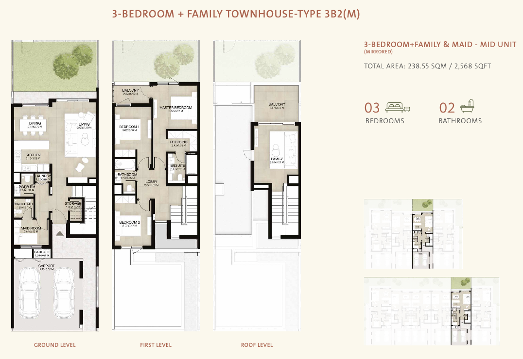 90 Degree South - 3BR-TH-B2(M)