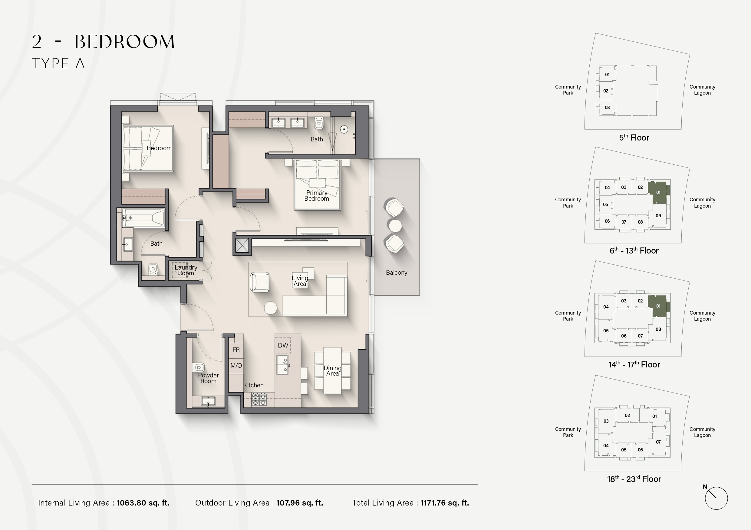 90 Degree South - 2BR