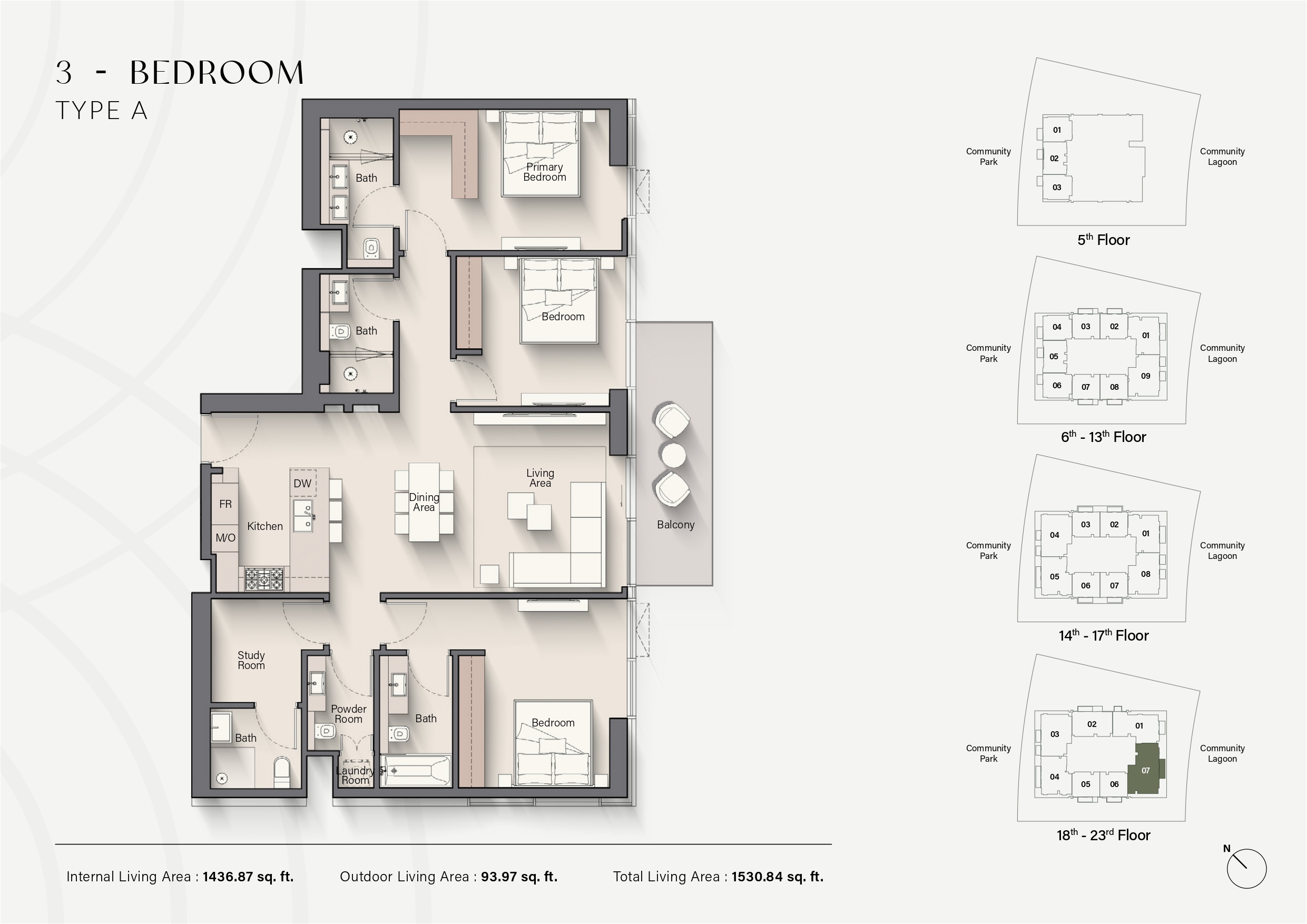 90 Degree South - 3BR