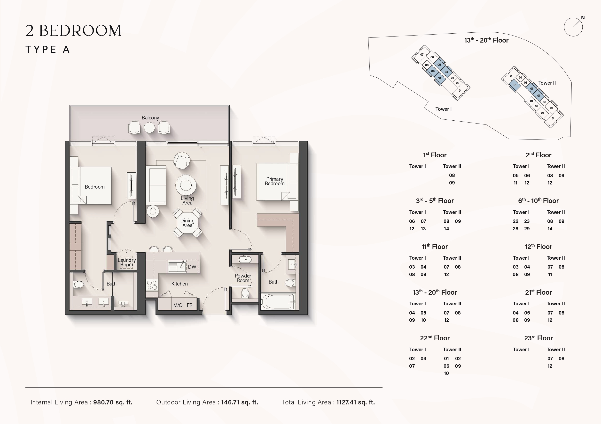 90 Degree South - 2BR