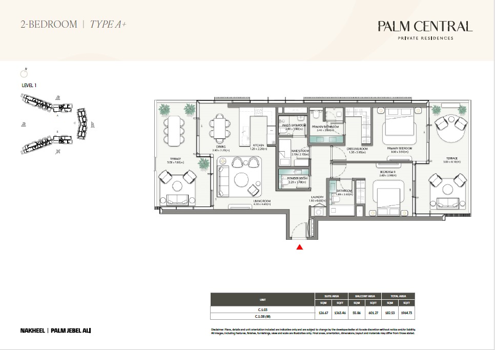 90 Degree South - 2BR