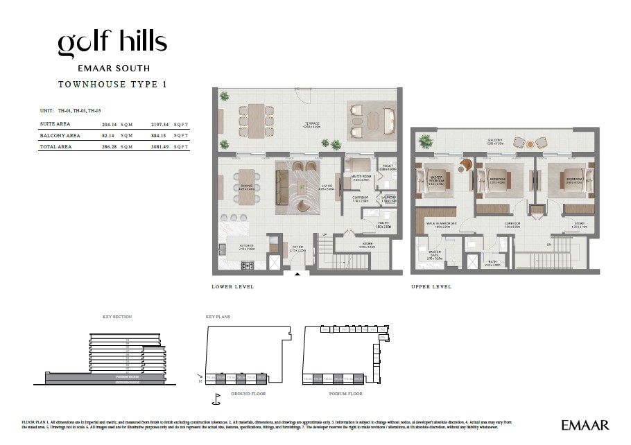 90 Degree South - 3BR_TH