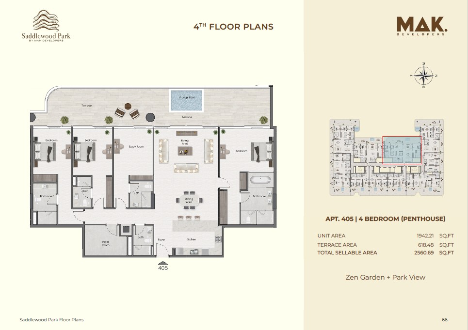 90 Degree South - 4BR + MAIDS_PH