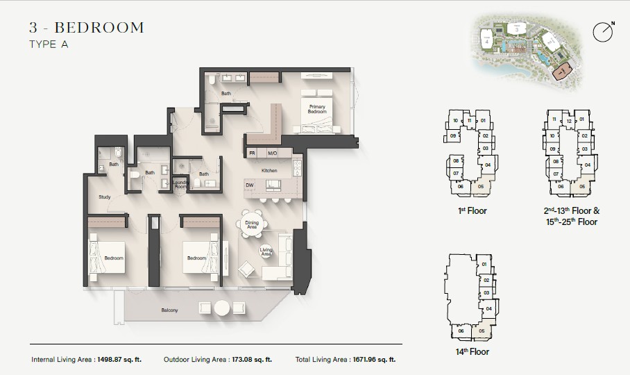 90 Degree South - 3BR