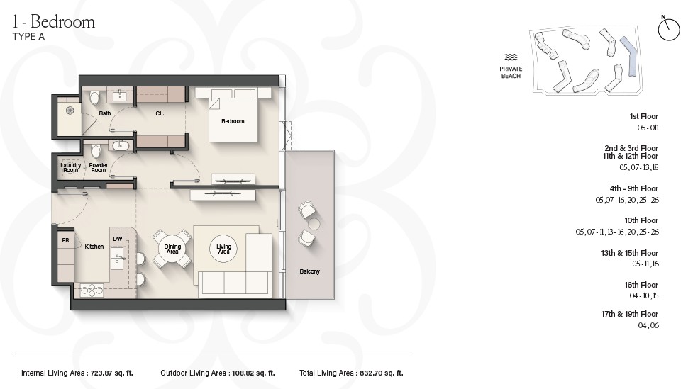 90 Degree South - 1BR