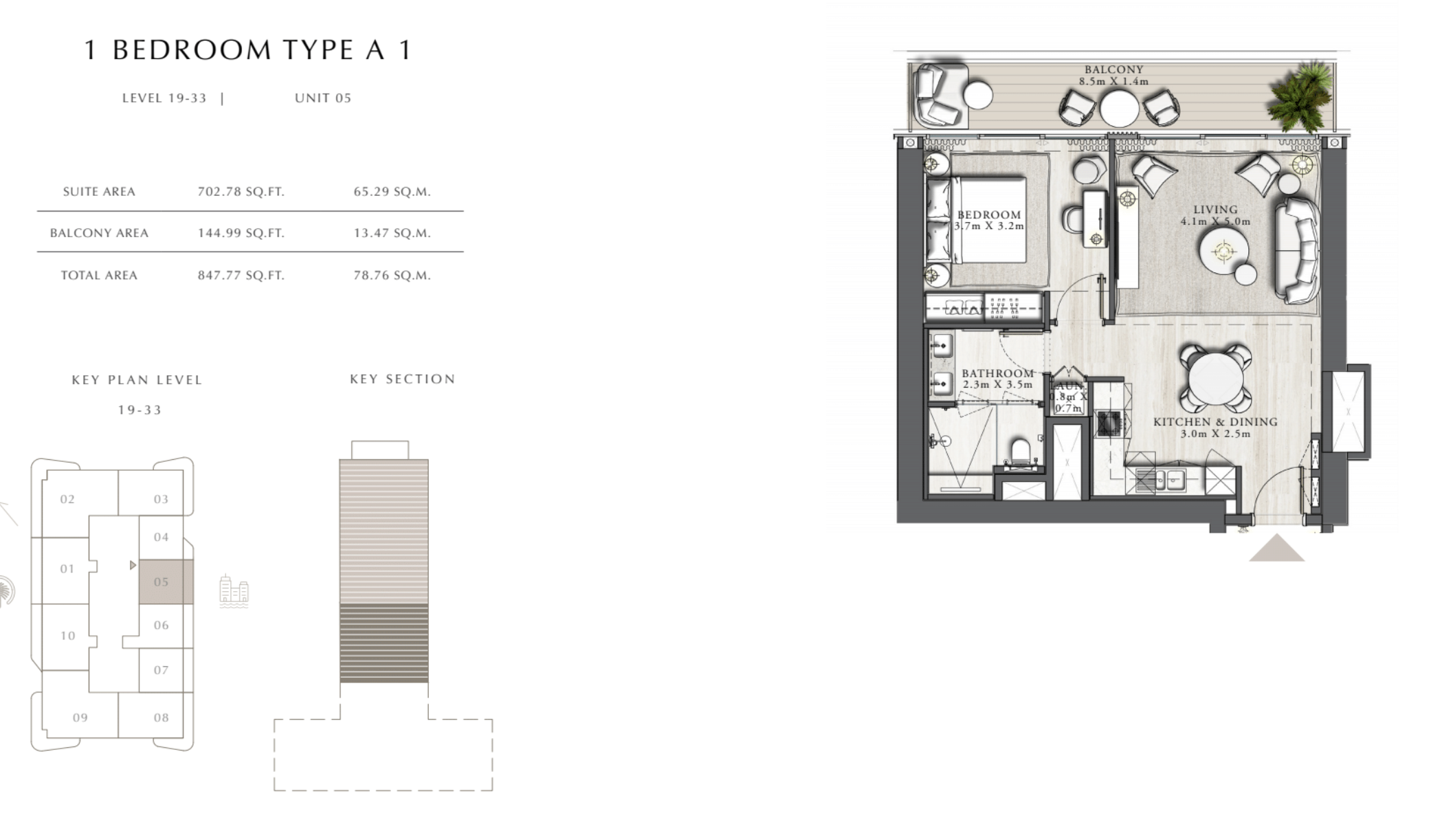 90 Degree South - 1BR-A1