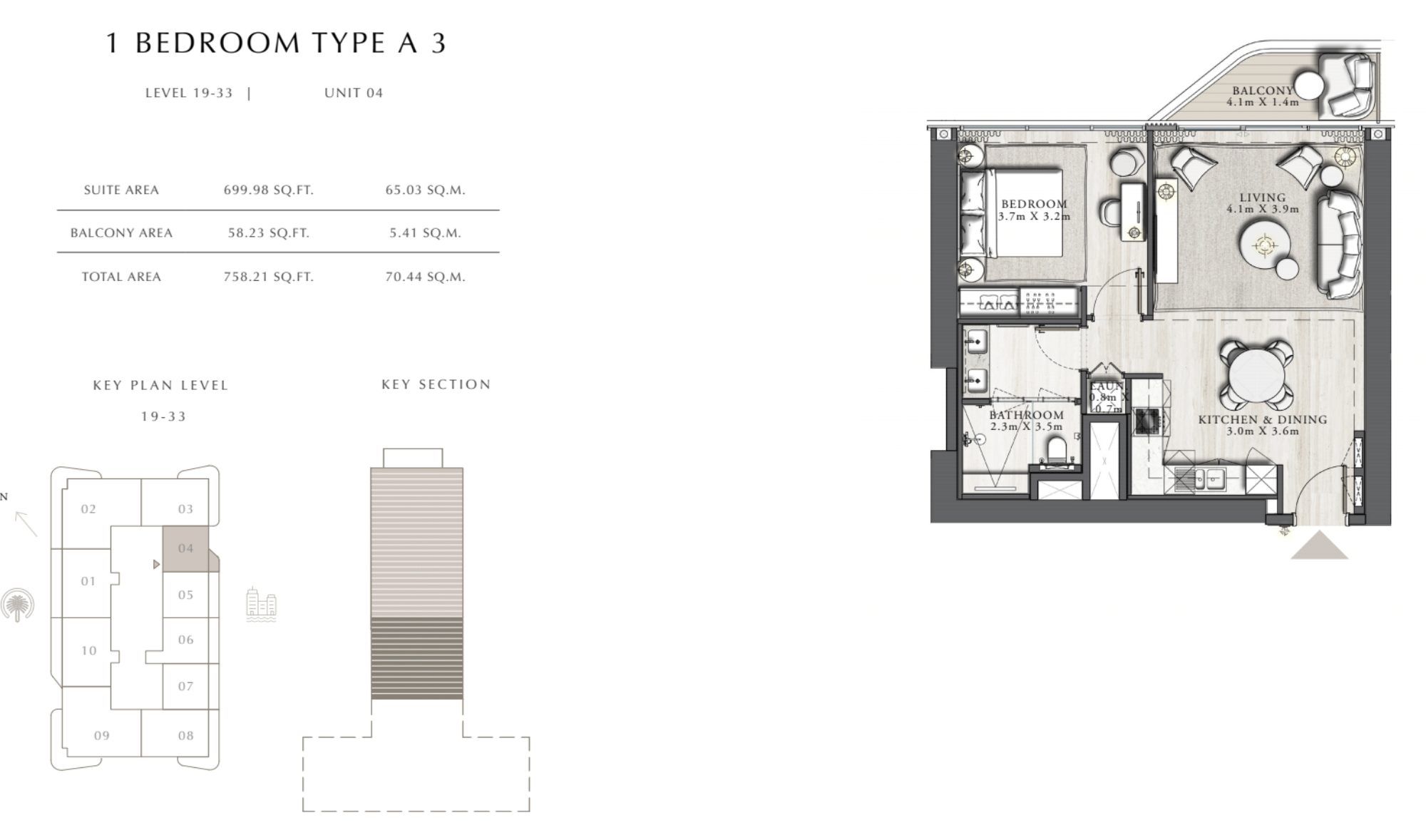 90 Degree South - 1BR-A3