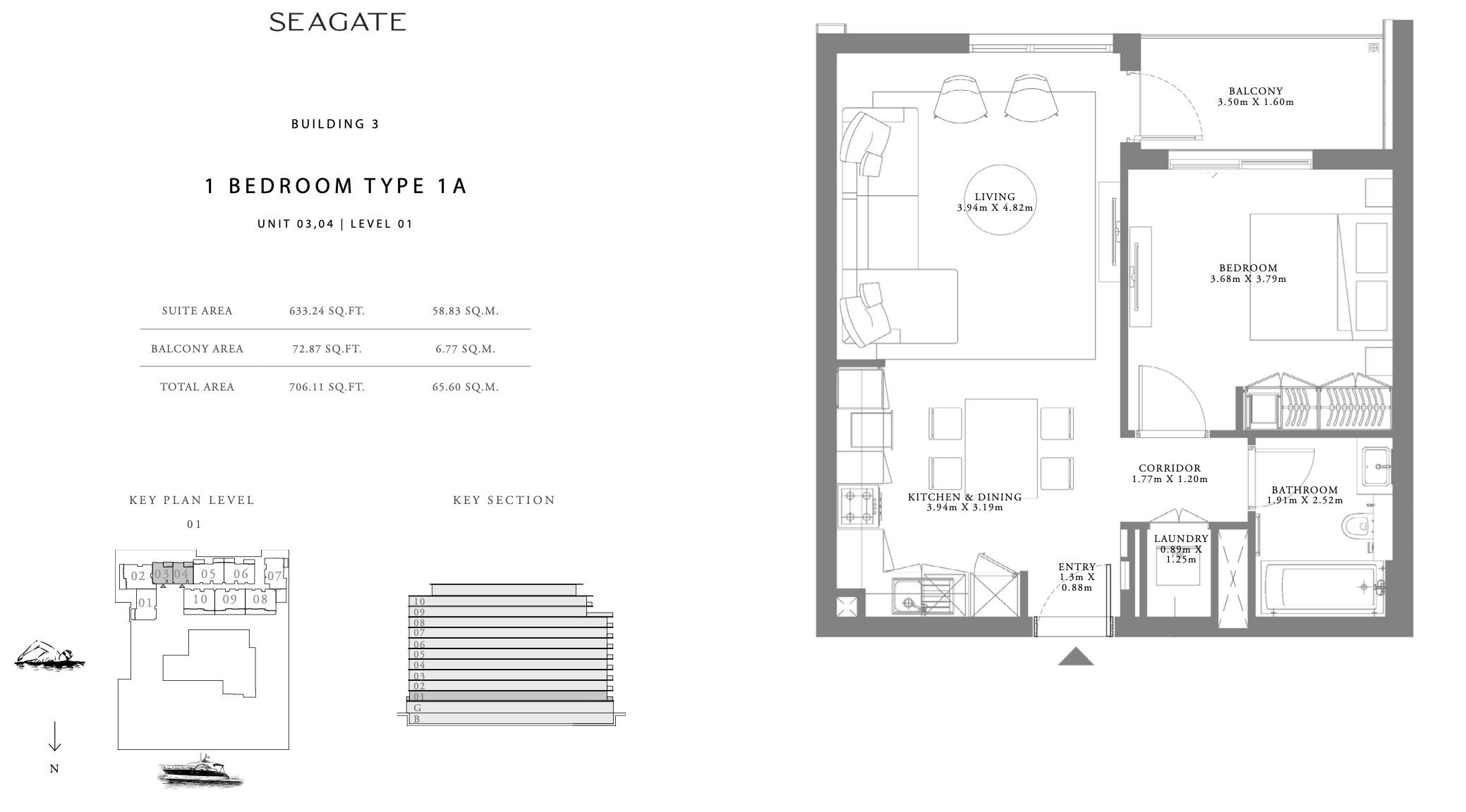 90 Degree South - 1BR-T-1A