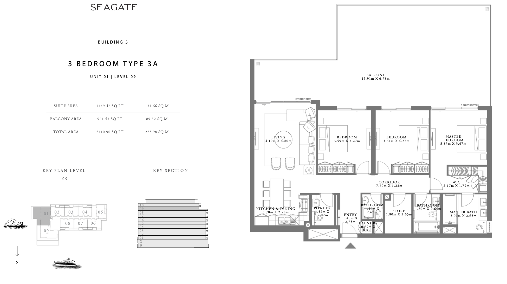 90 Degree South - 3BR-T-3A