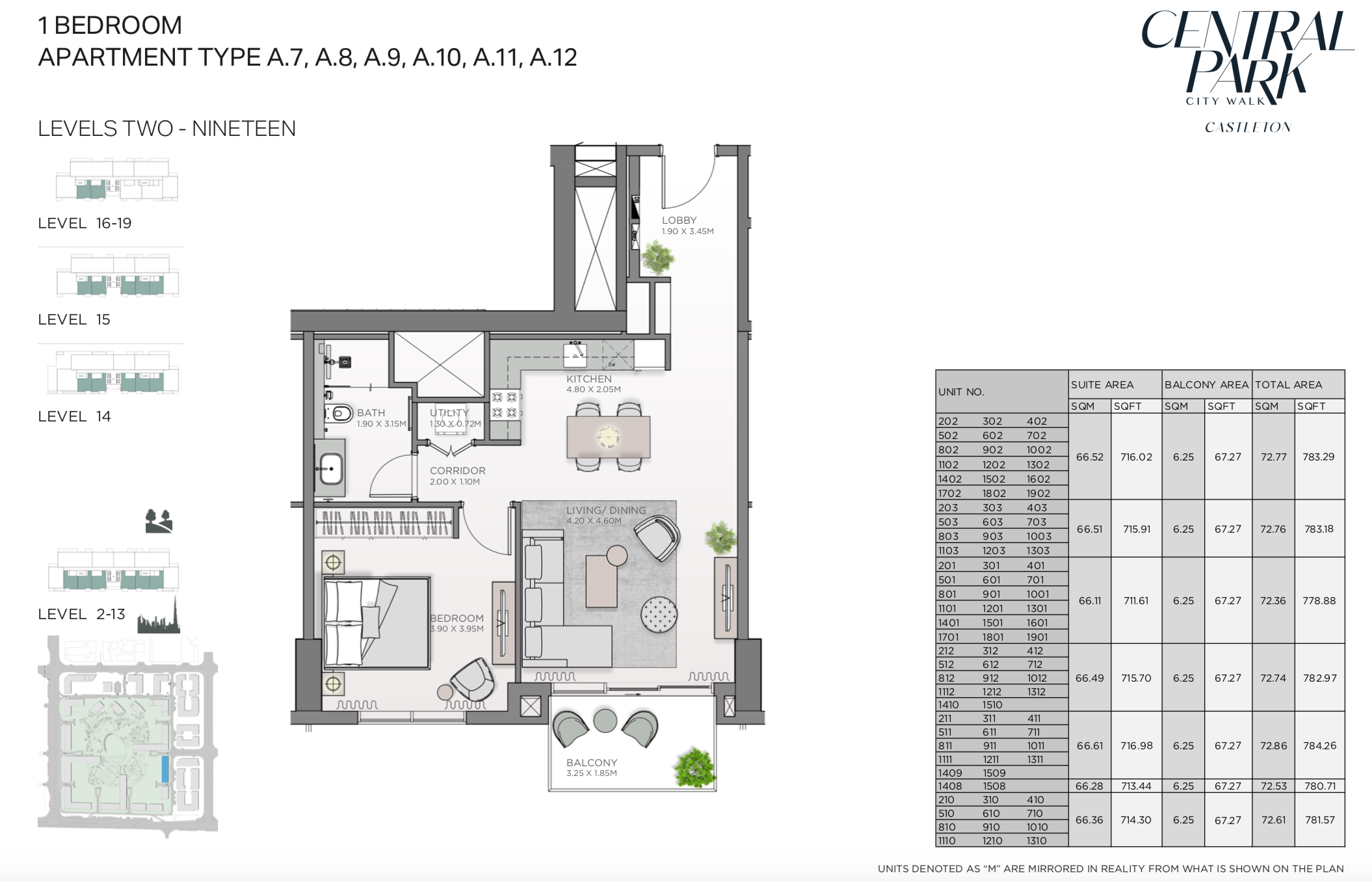 90 Degree South - 1BR-A7 to A12