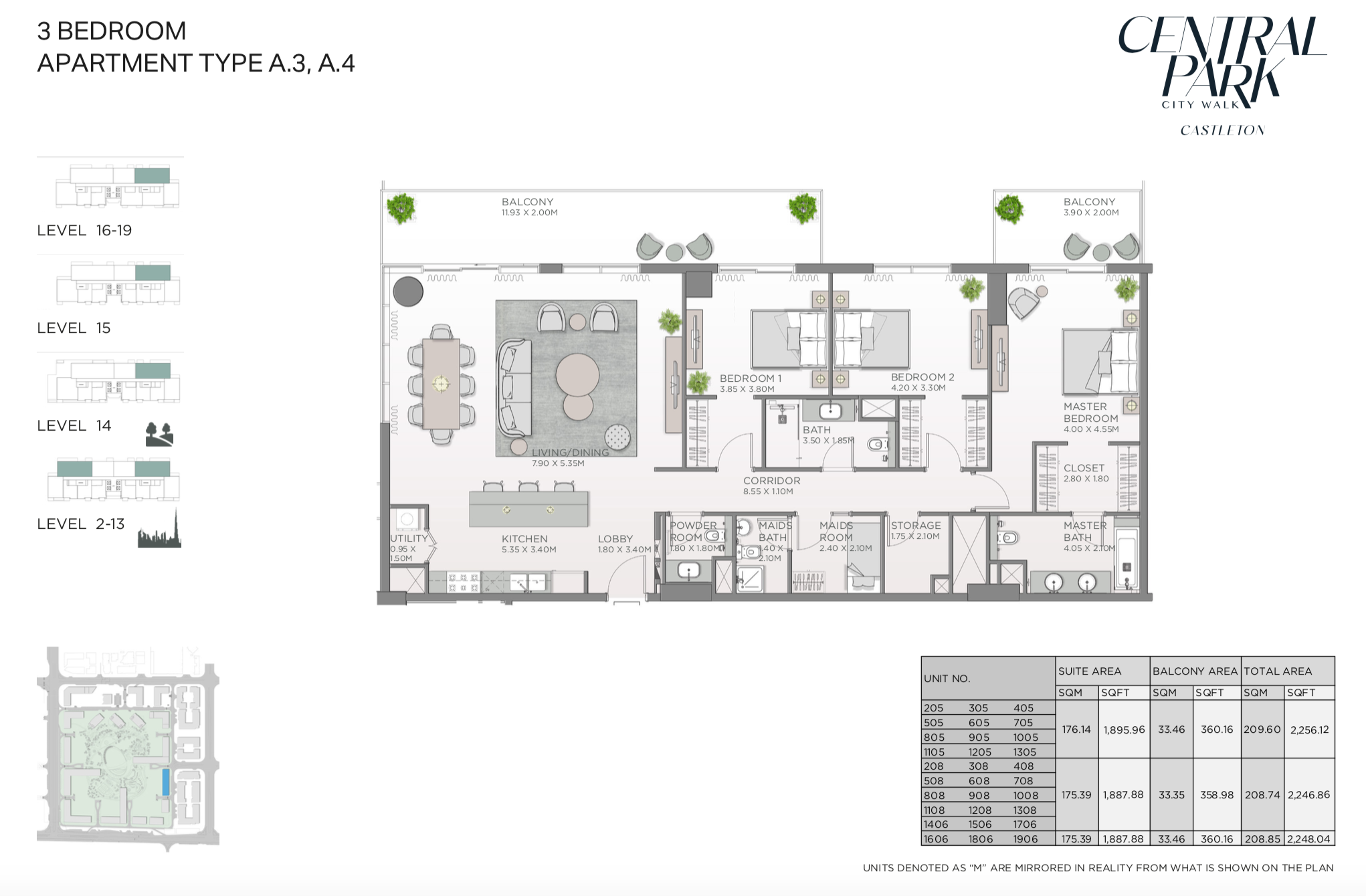 90 Degree South - 3BR-A3&A4