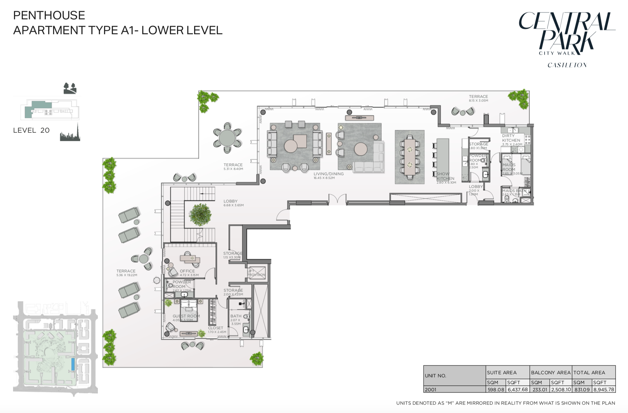 90 Degree South - 5BR-PH-A1 - (L-L)