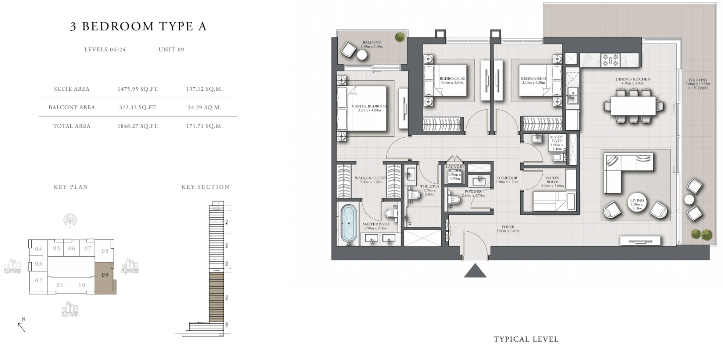 90 Degree South - 3BR-A