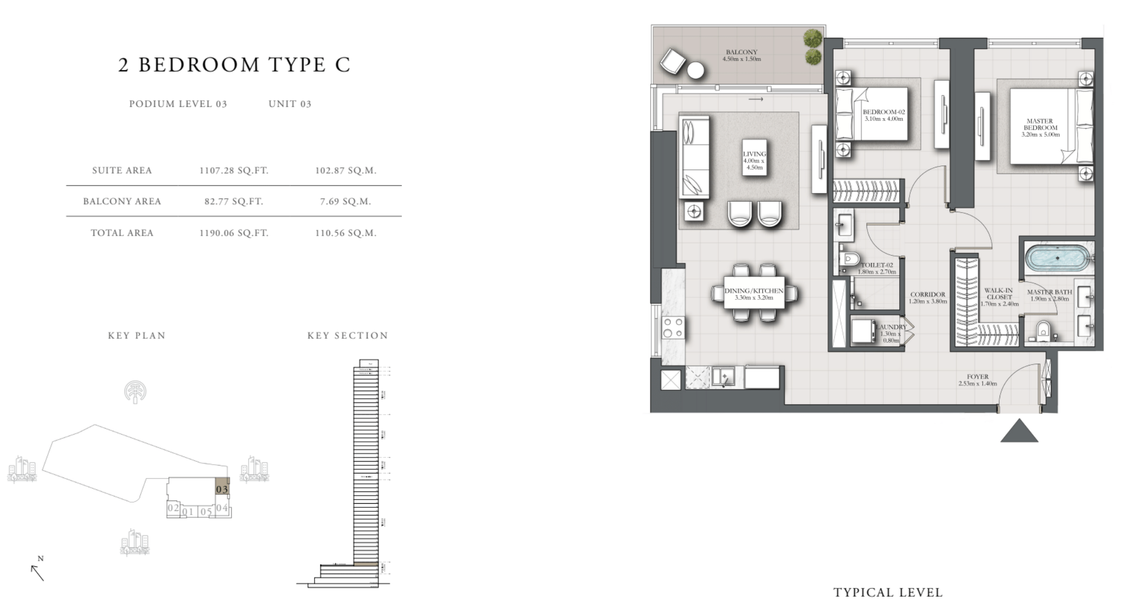 90 Degree South - 2BR-C