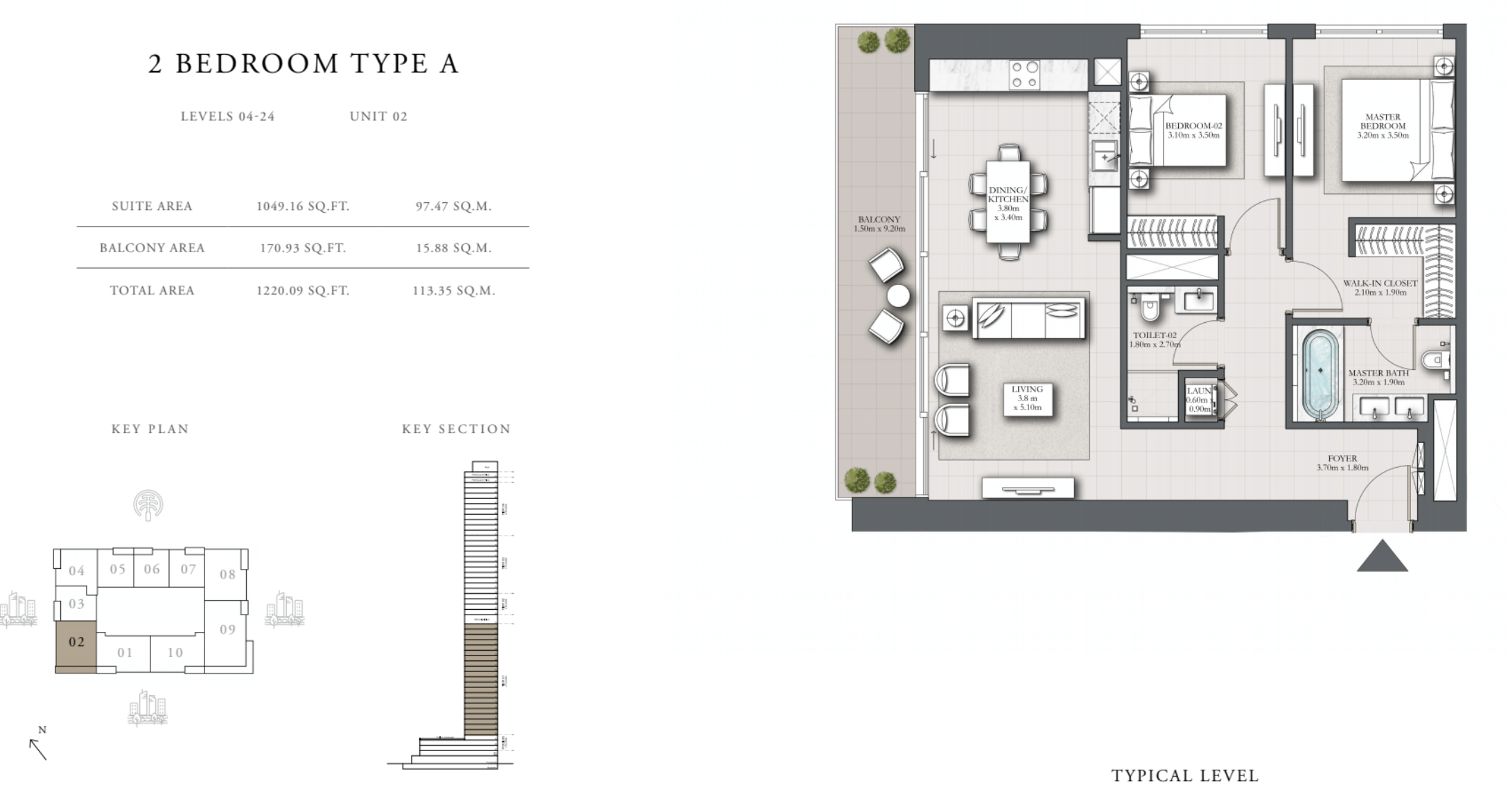 90 Degree South - 2BR-A