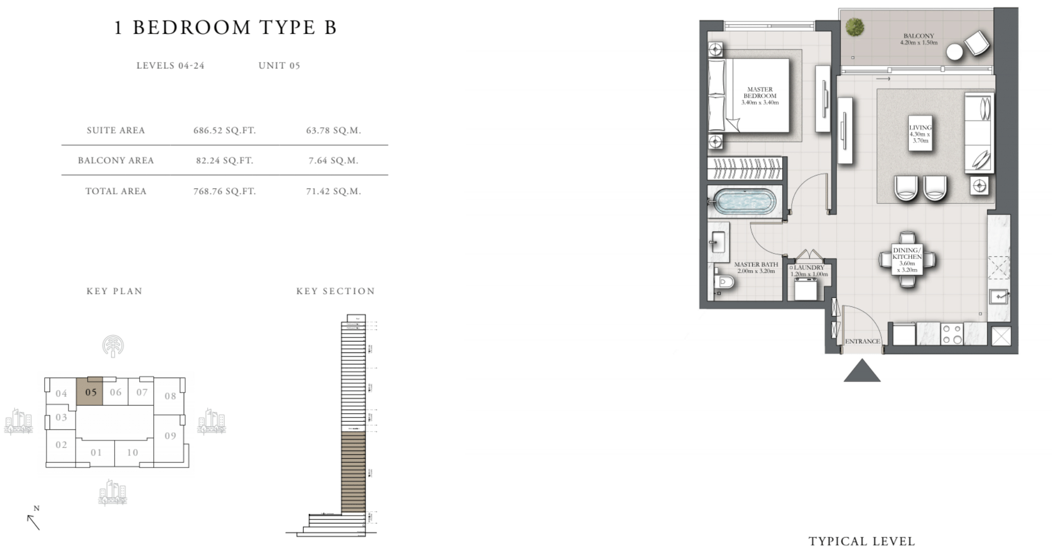 90 Degree South - 1BR-B