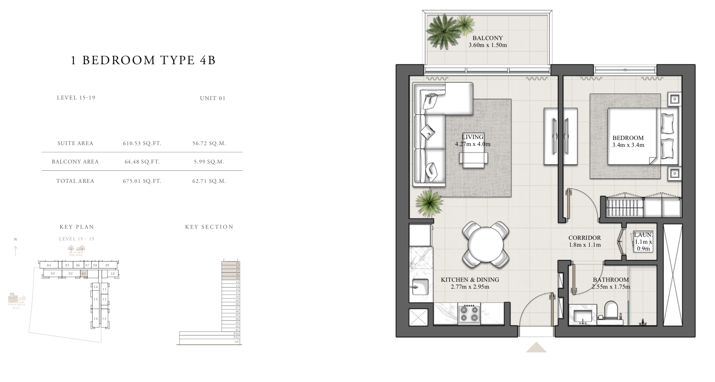 90 Degree South - 1BR-4B