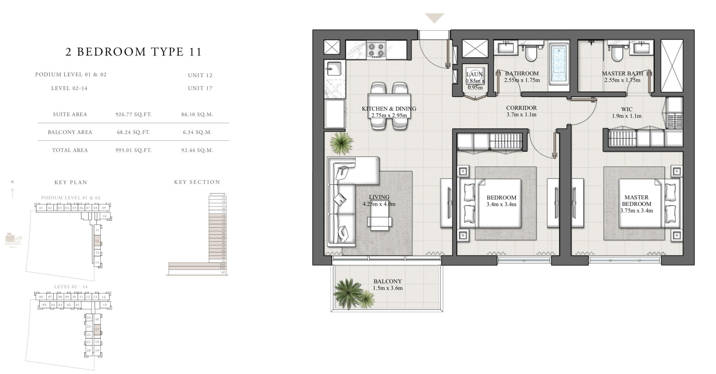 90 Degree South - 2BR-11 to 13