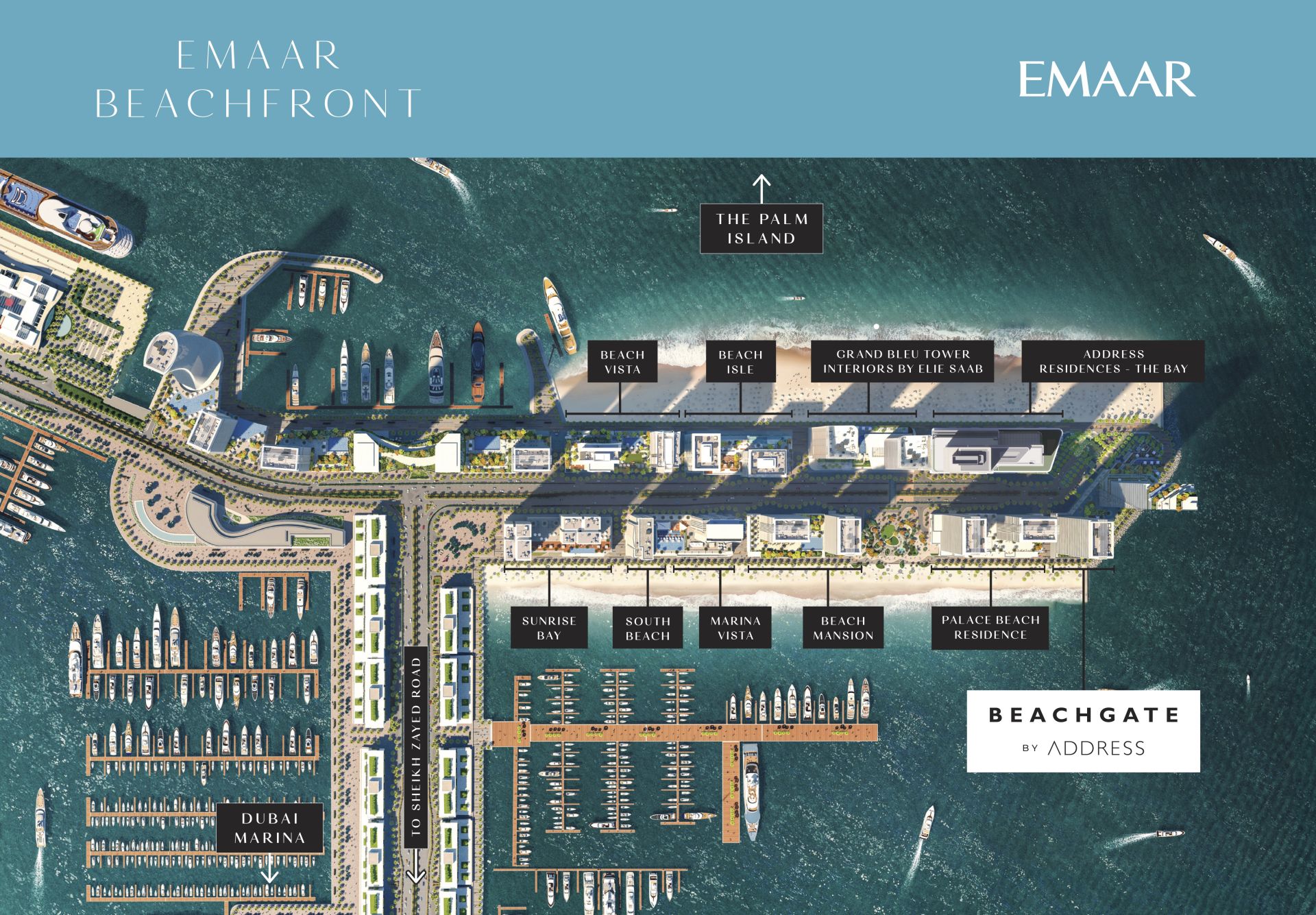 90 Degree South - BEACHGATE BY ADDRESS - EMAAR BEACHFRONT