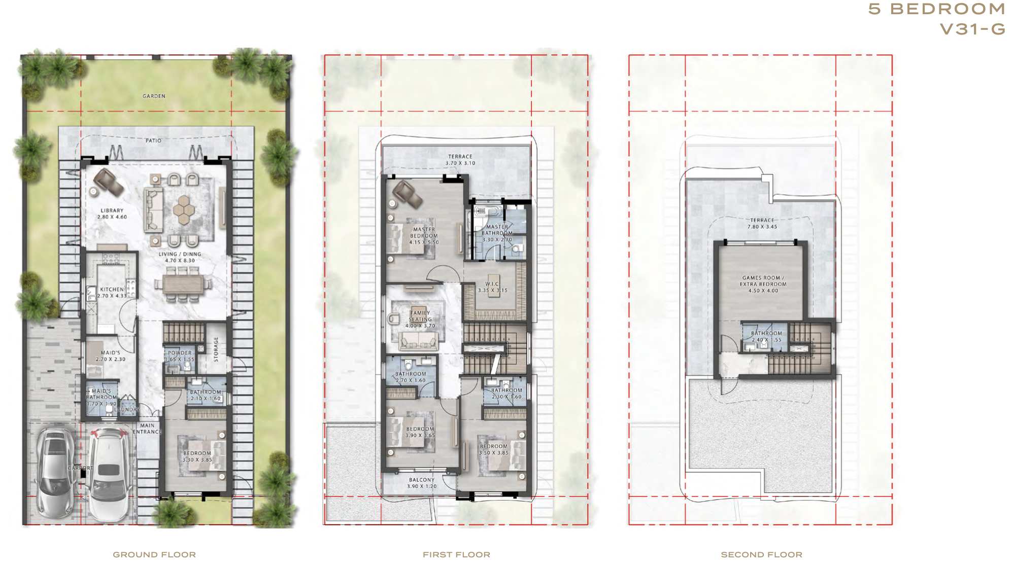 90 Degree South - 5BR-V31-G