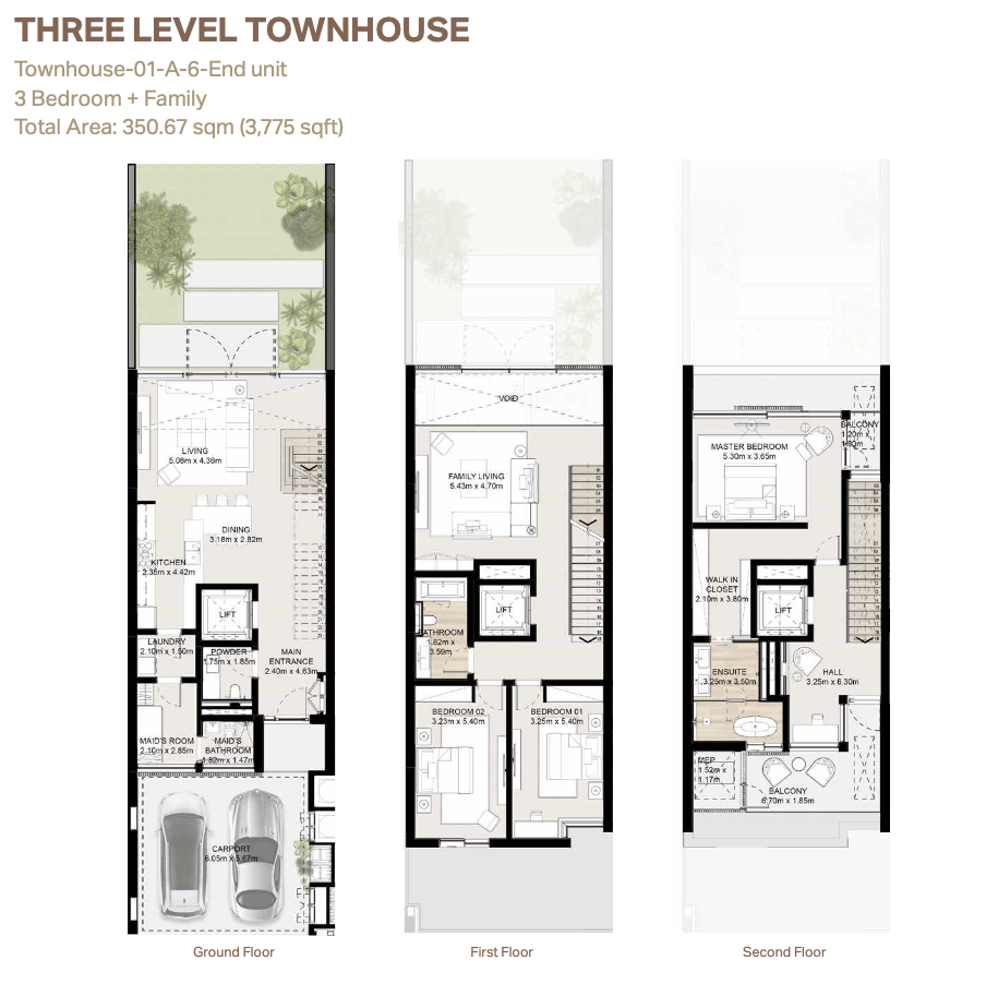 90 Degree South - 3BR-TH-3L+F-END