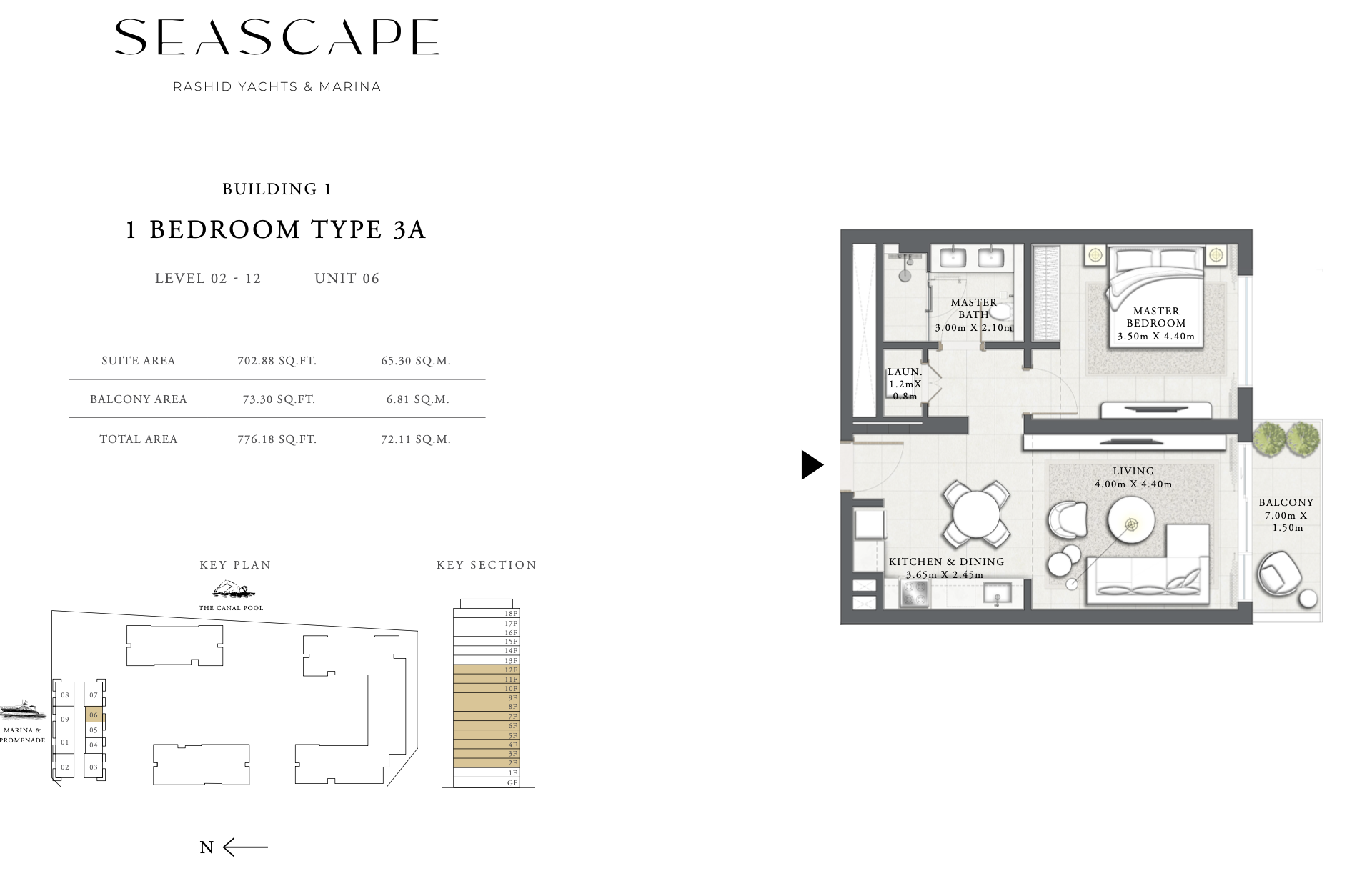 90 Degree South - 1BR-T3A