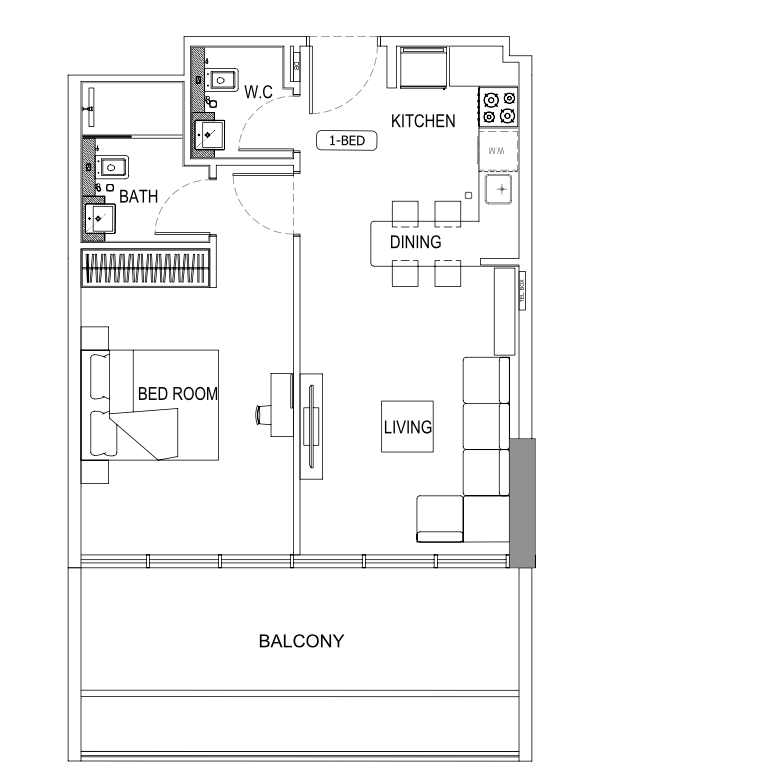 90 Degree South - 1BR-C