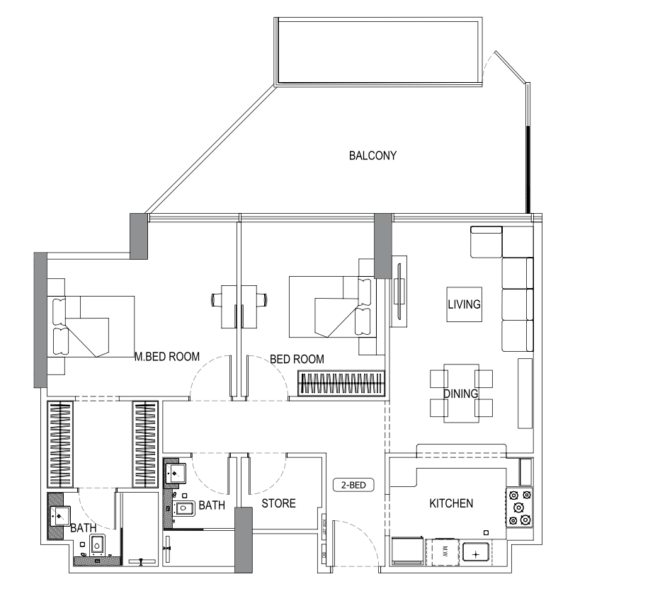 90 Degree South - 2BR-C