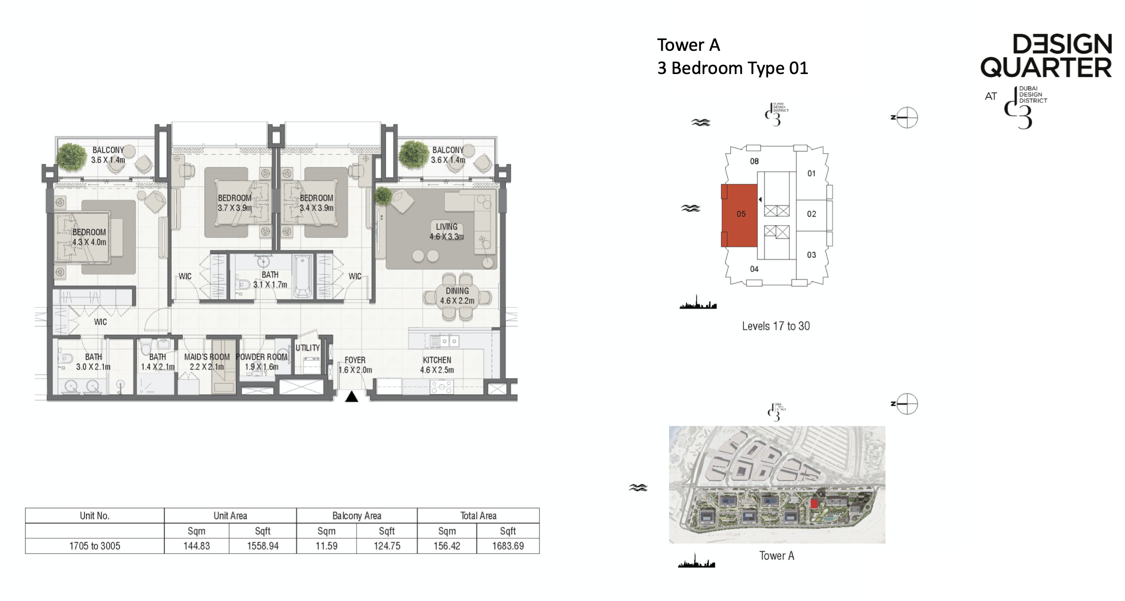 90 Degree South - 3BR-01-TA