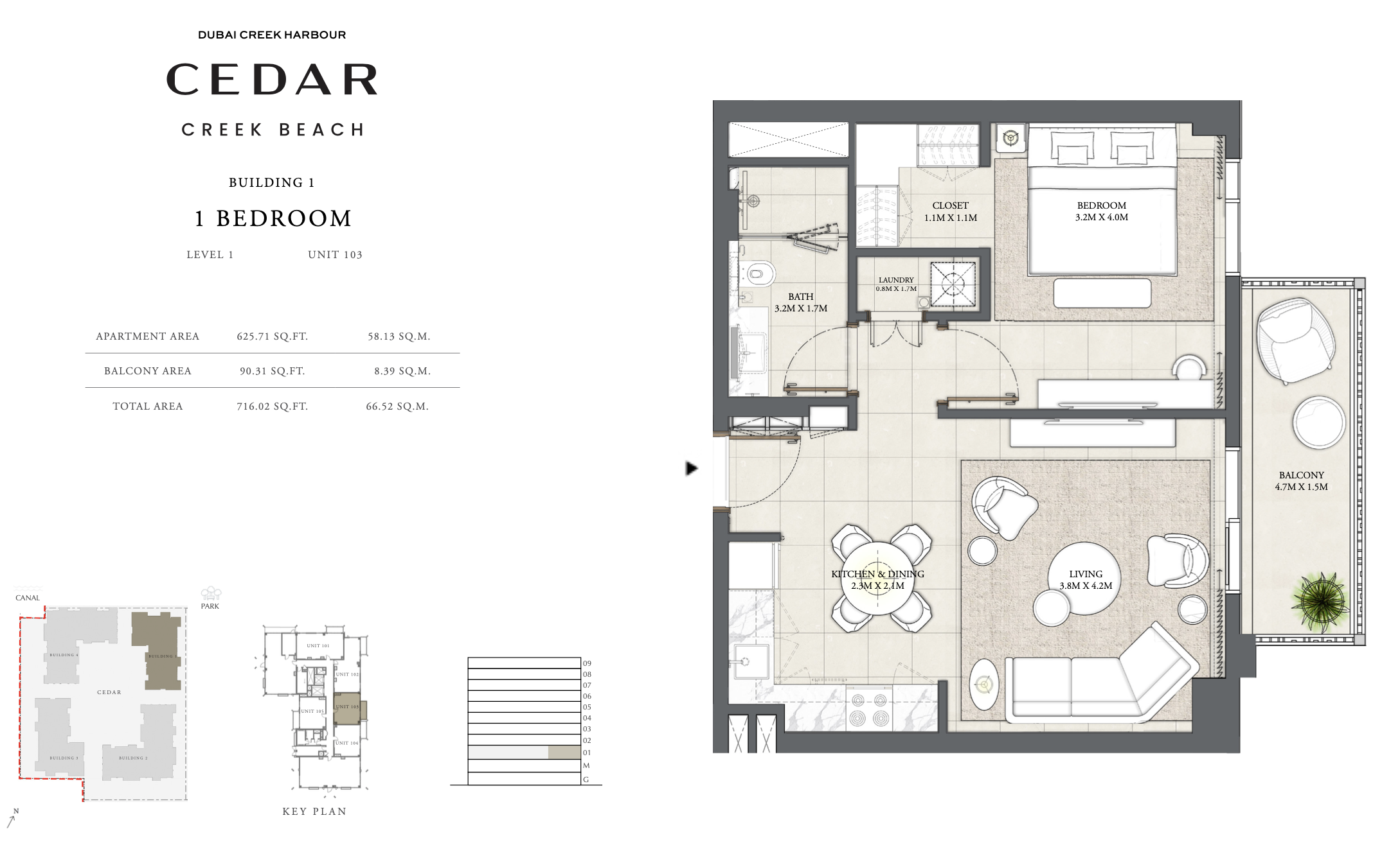 90 Degree South - 1BR-U03