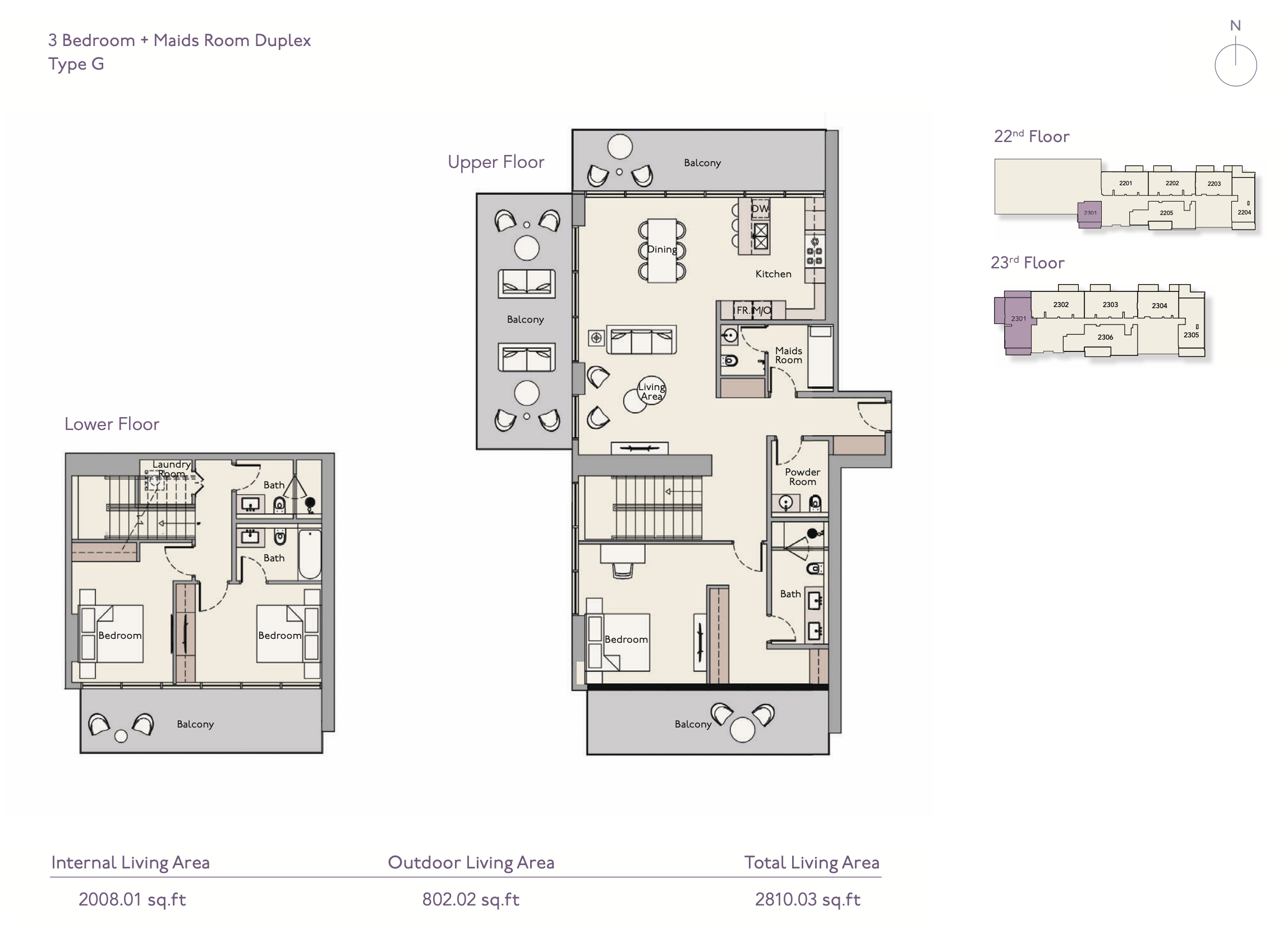 90 Degree South - 3BR-G-DPX