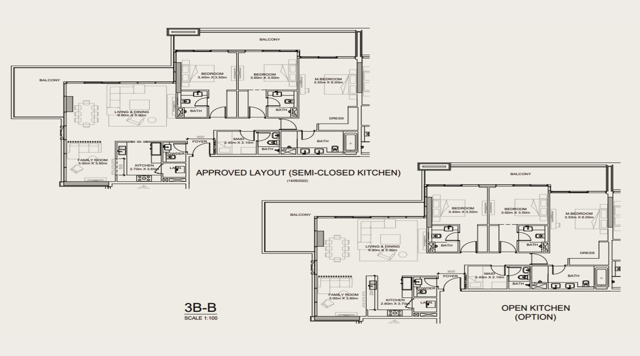 90 Degree South - 3BR-B