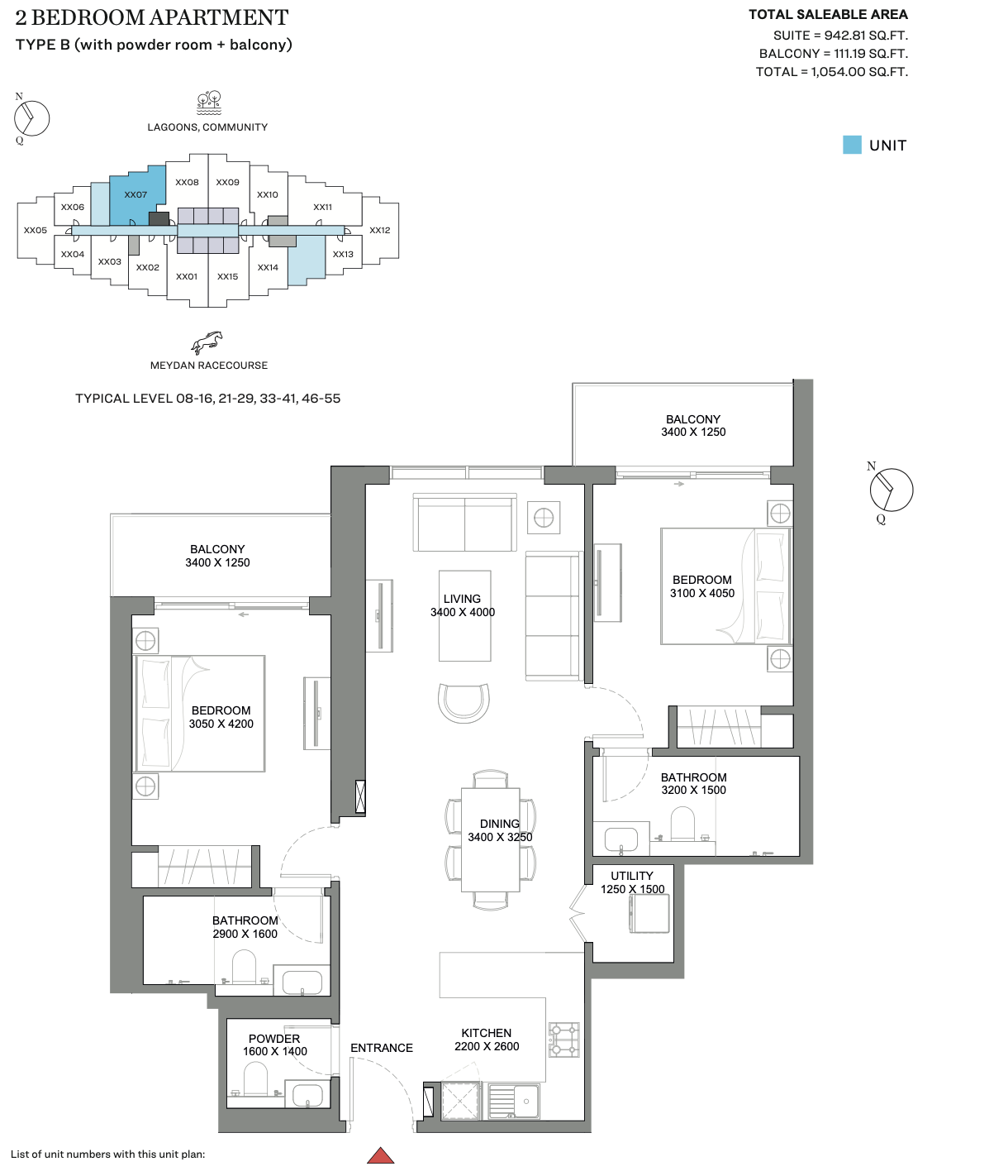 90 Degree South - 2BR-B