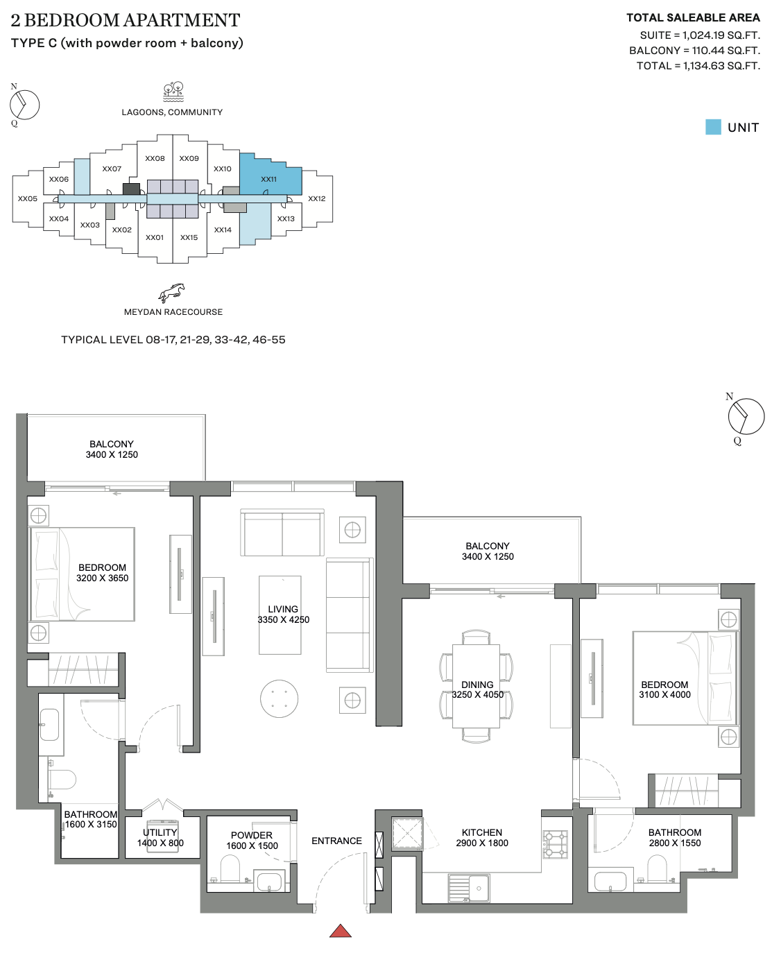 90 Degree South - 2BR-C