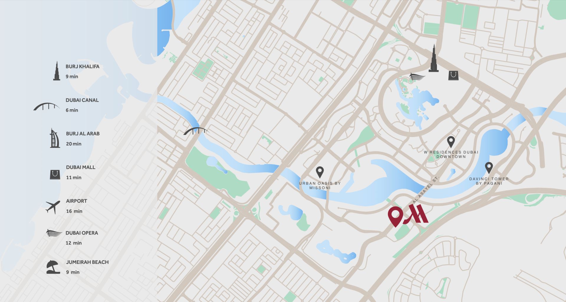 90 Degree South - MARRIOTT RESIDENCES DUBAI BUSINESS BAY