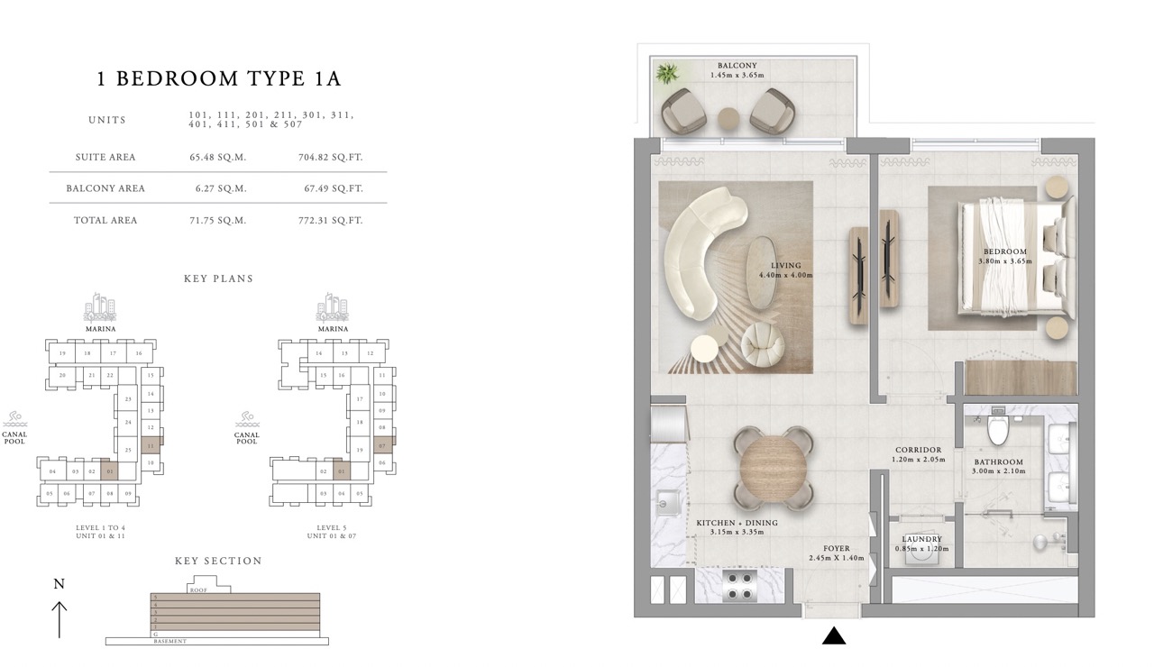 90 Degree South - 1BR-T1